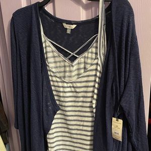 Layered Tank/Sweater combo